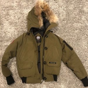 Genuine Canada Goose Bomber Jacket Olive